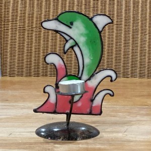 Dolphin Candle Holder (Back)