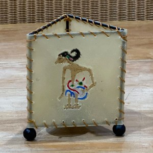 Indonesian Puppet Candle Holder (side 3)