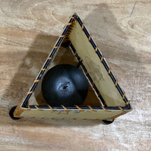 Indonesian Puppet Candle Holder (top)