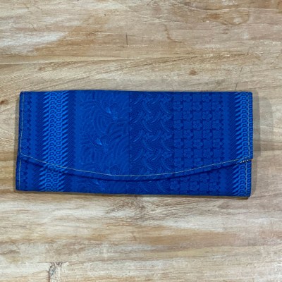 Blue Fabric Purse (front)