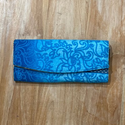 Light Blue Fabric Purse (front)