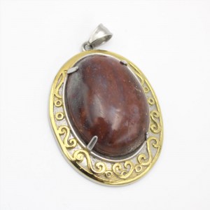 Indonesian Silver-Brass Pendant