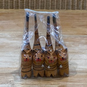 Wooden Craft-Cats (Brown)